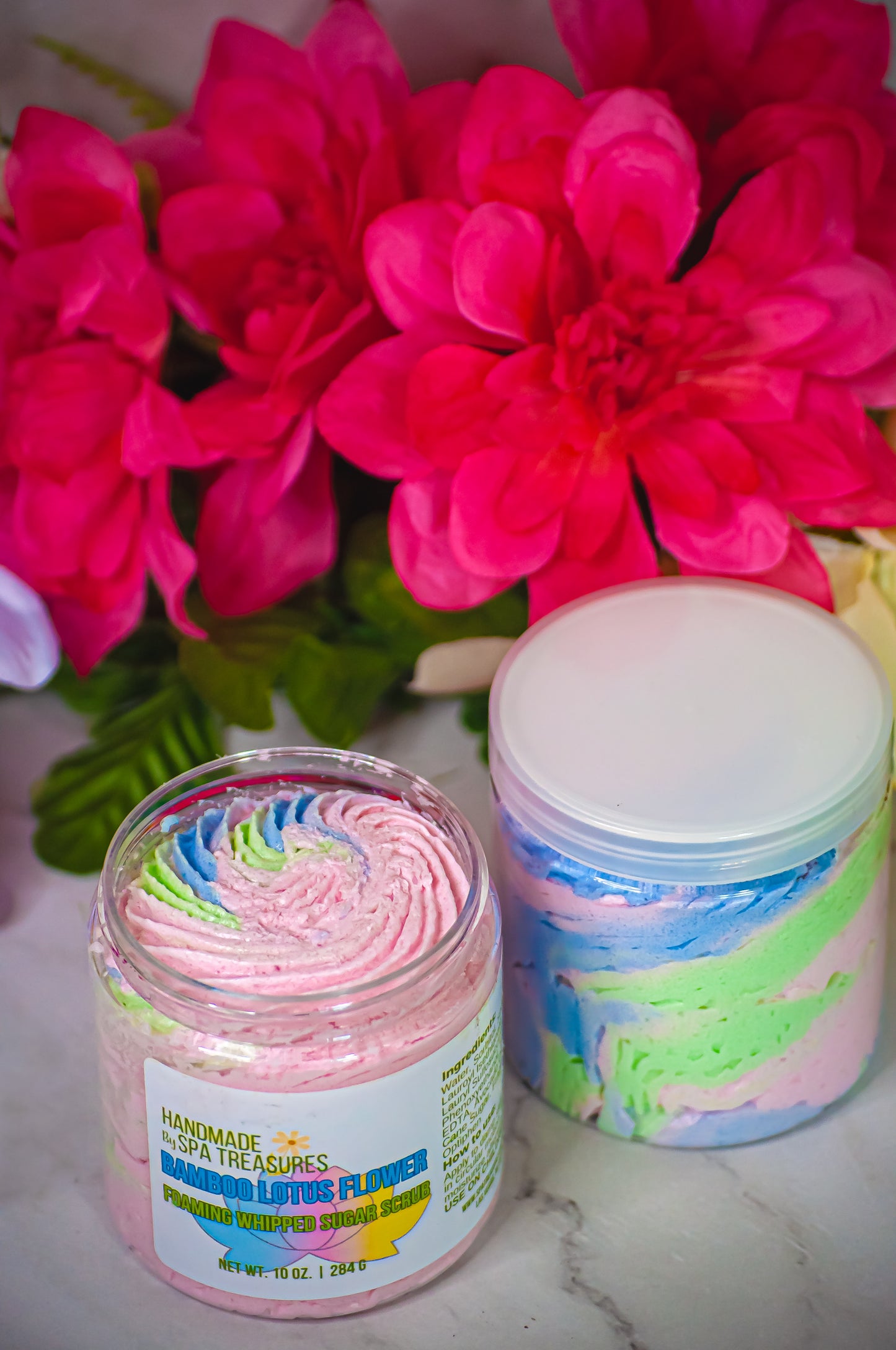 Bamboo Lotus Flower | Foaming Whipped Sugar Scrub
